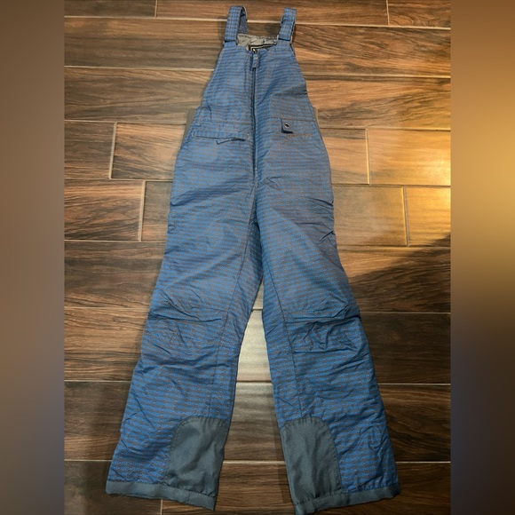Arctix Boys Snow Bib Overalls Pants kids youth Size Small Insulated 5K Blue/gray - Picture 1 of 7